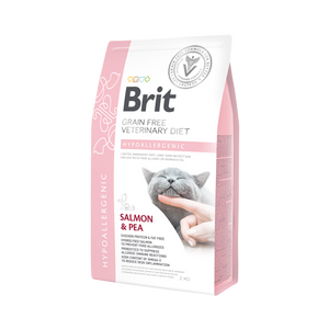 Brit VD Cat Hypoallergenic - хипоалергенна храна за котки 2 кг