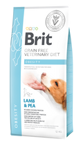 Brit VD Dog Obesity - пълноценна храна за кучета за намаляване на наднорменото тегло 12 кг