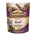 Carnilove Dog Pouch Pate Quail with Yellow Carrot - пауч за кучета с пъдпъдък и жълт морков 300 гр