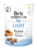 Brit Care Dog Functional Snack Light Rabbit - диетично лакомство със заек и папая 150 гр