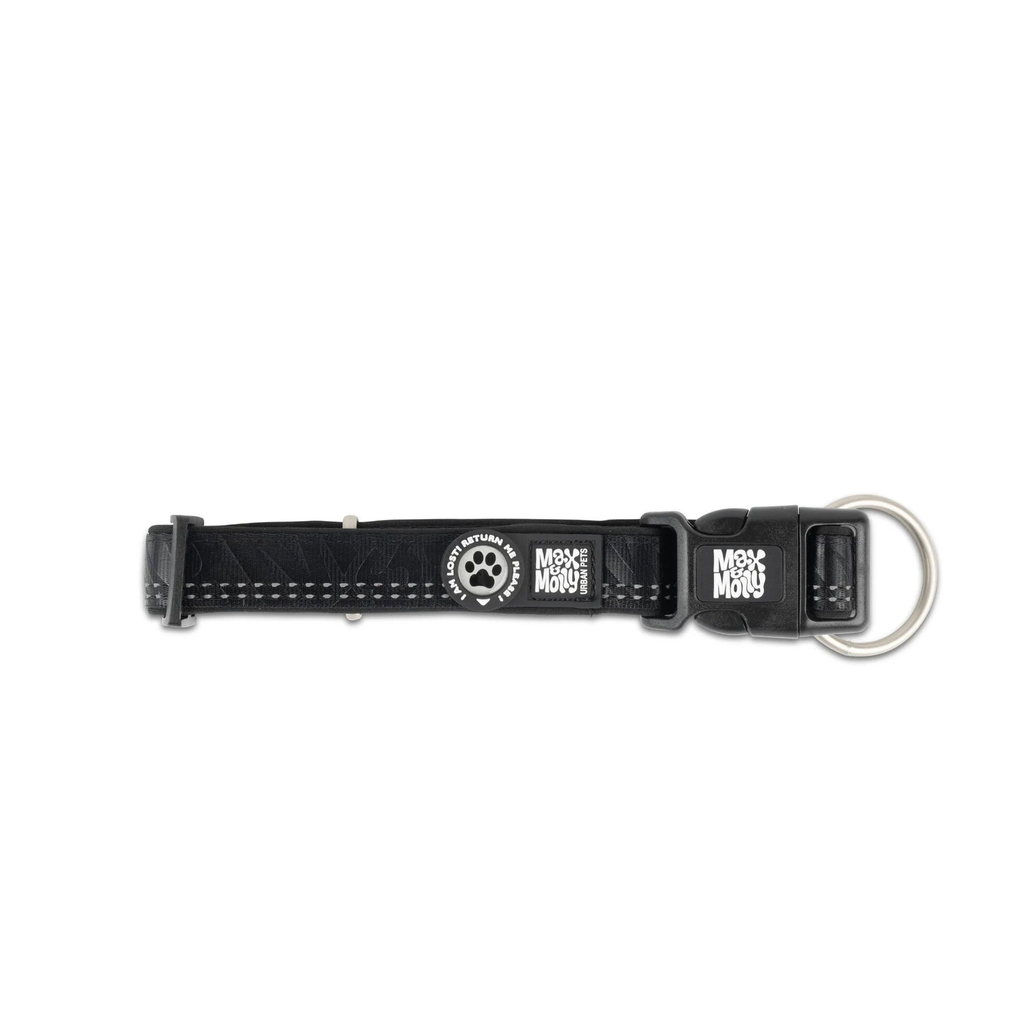 Max Molly Smart ID Collar Matrix Black - нашийник с ID чип за сигурност