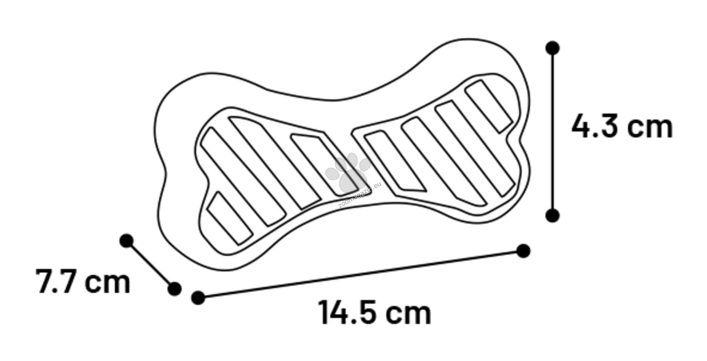 Flamingo Toy Habru Bone - играчка от термопластичен каучук 14,5 / 7,7 / 4,3 см
