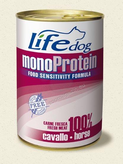 Life Natural Dog Monoprotein Horse - монопротеинова консерва за кучета с конско месо 400 гр