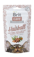 Brit Care Cat Hairball - полувлажни хапки за котка против космени топки 50 гр