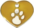 iMARC Brown Elegance Heart Gold - медальон