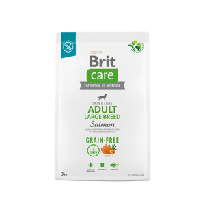 Brit Care Dog Grain-free Adult Large Breed - пълноценна храна за кучета от големи породи със сьомга