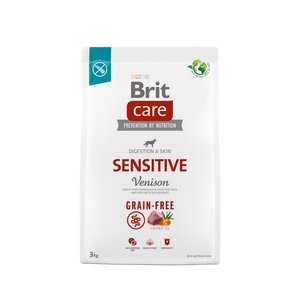 Brit Care Dog Grain-free Sensitive - храна за кучета с хранителна непоносимост с еленско месо и картофи