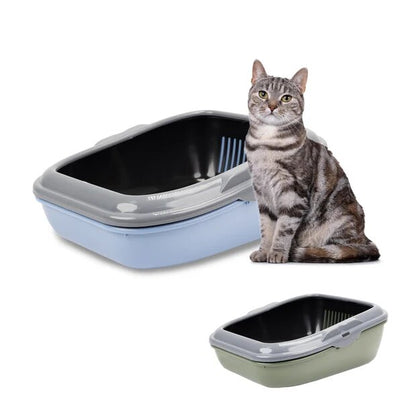 Ferplast - Birba - Open Cat Litter Tray with Sieve 55.5 / 45.5 / 22 cm