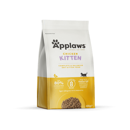 Applaws Chicken Kitten Cat - пълноценна храна с пилешко месо, за котки о т1 до 12 месечна възраст 400 гр.
