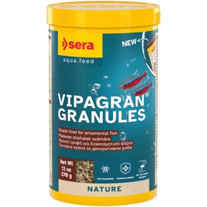 Sera Vipagran Nature - първокласна гранулирана храна произведена от подбрани и внимателно обработени съставки