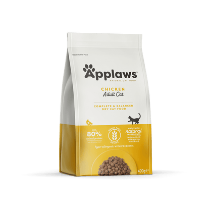 Applaws Chicken Adult Cat - пълноценна храна с пилешко месо, за котки над 12 месечна възраст 400 гр.