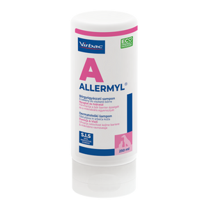 Virbac Allermyl - противовъзпалителен, антисептичен и имуномодулаторен шампоан за кучета и котки 200 мл