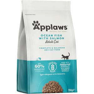 Applaws Adult Ocean Fish with Salmon - пълноценна храна с океанска риба и сьомга, за котки над 12 месечна възраст