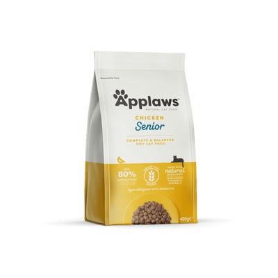 Applaws Senior Chicken  - пълноценна храна с пилешко месо, за котки над 7 години
