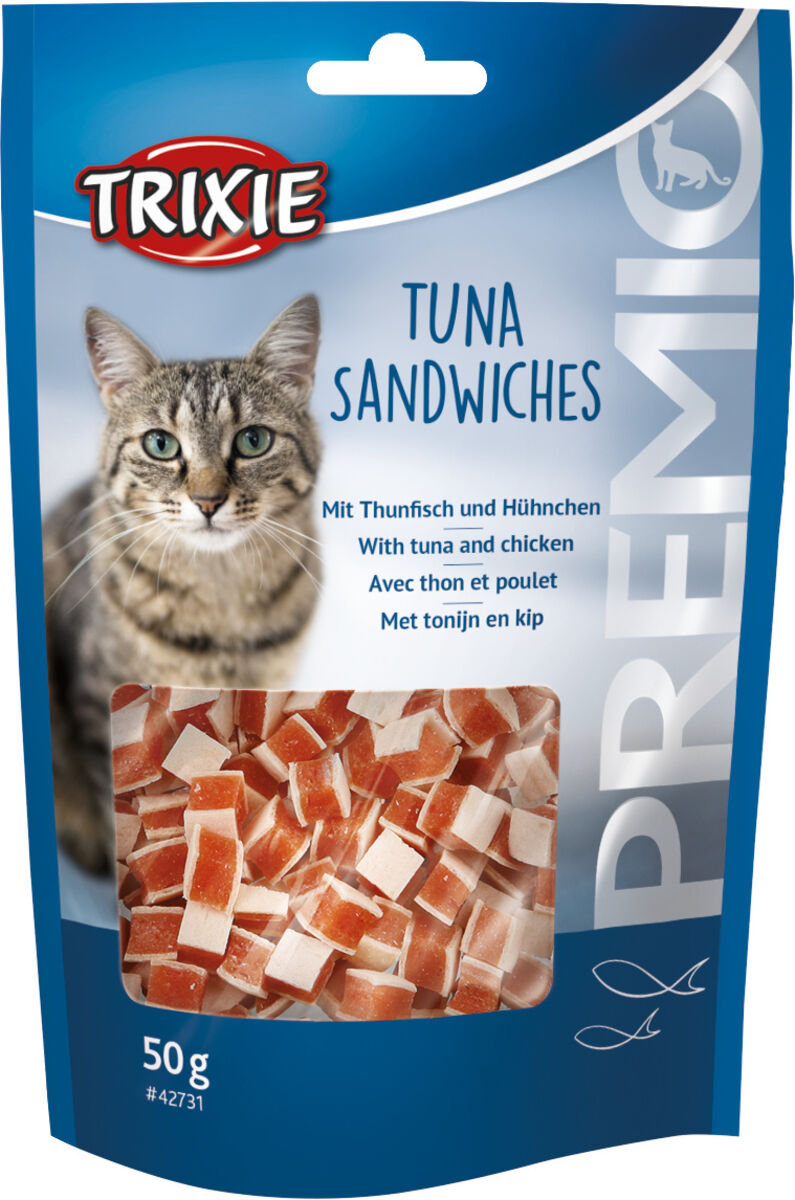 Trixie Premio Tuna Sandwiches - деликатесно лакомство с месо от риба тон 50 гр