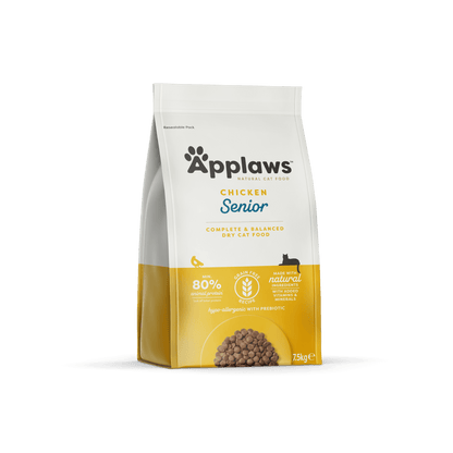 Applaws Senior Chicken  - пълноценна храна с пилешко месо, за котки над 7 години