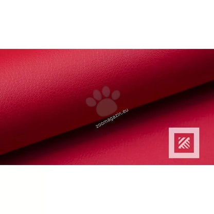 Meduza Dog Bed Eco Leather - луксозно легло от еко кожа 80 / 65 см, червен