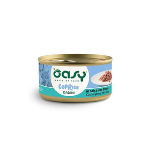 Oasy Caprice Cuts in gravy with Tuna - консерва за котки с риба тон 85 гр.