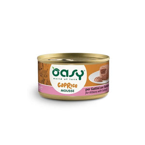 Oasy Caprice Mousse for Kittens with Salmon - мус за подрастващи котенца със сьомга 85 гр.
