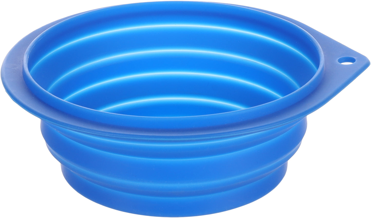 Flamingo Feeding and Drinking Bowl Falda Round Blue - сгъваема силиконова купичка 500 мл. /синя/