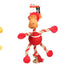Flamingo Toy Animals with Ball and Rope - играчка за кучета с въже и топка 14 / 31 / 19 см