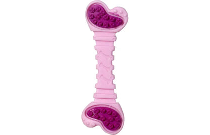 Flamingo Puppy Ruffus Bone - Кокал с аромат ванилия 10см. / розов, син, зелен /