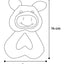 Flamingo Puppy Allen Frog & Duck & Cow & Pig Multiple colours - плюшена играчка 14 см.