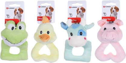 Flamingo Puppy Allen Frog & Duck & Cow & Pig Multiple colours - плюшена играчка 14 см.