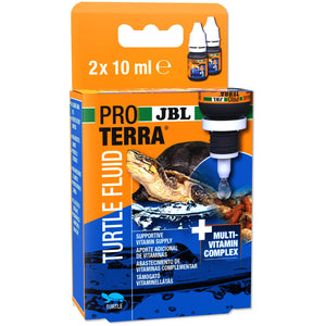 JBL ProTerra Turtle Fluid - течни мултивитамини за водни и блатни костенурки за обогатяване на храната 20 мл