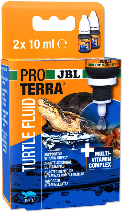 JBL ProTerra Turtle Fluid - течни мултивитамини за водни и блатни костенурки за обогатяване на храната 20 мл
