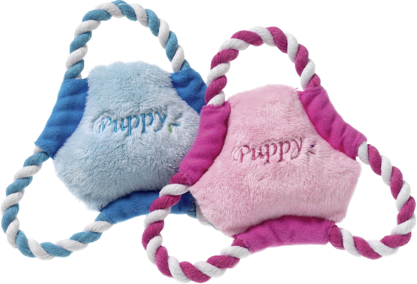 Flamingo Puppy Boban Frisbee Puppy With Rope Multiple Colours - плюшена играчка 17 см.