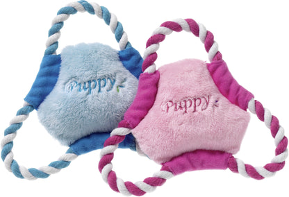 Flamingo Puppy Boban Frisbee Puppy With Rope Multiple Colours - плюшена играчка 17 см.