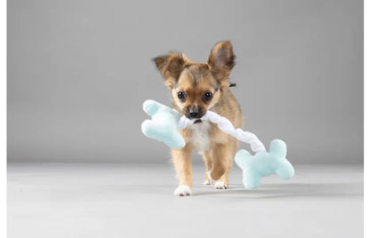 Flamingo puppy Boban - плюшен кокал със звуков ефект 20 см /син, розов /