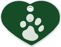 iMARC Green Elegance Heart Silver / малък /