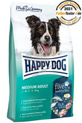 Happy  Dog  Adult  Medium -  пълноценна храна с пилешко, агнешко, новозеландски миди, билки, за кучета от средни породи