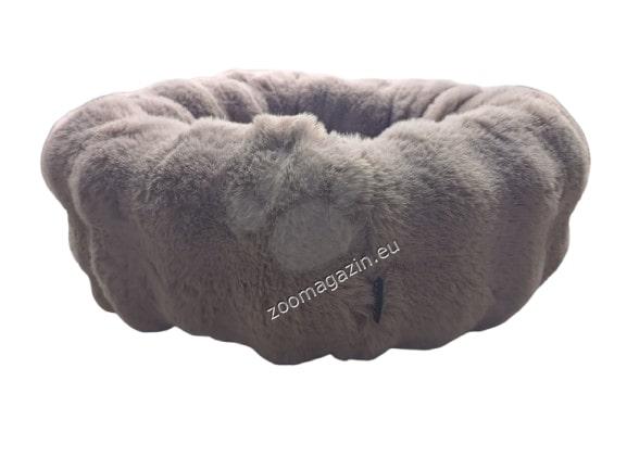 Meduza Dog Bed Bubble - луксозно меко легло 60 см, сиво