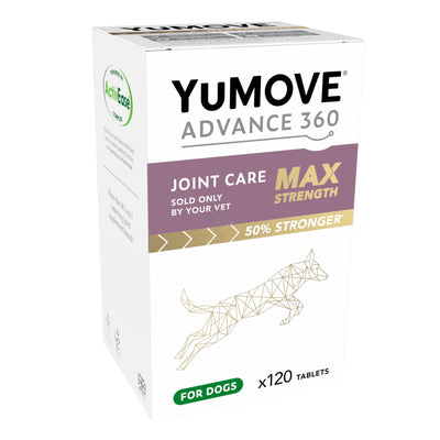 Lintbells Yumove Advance 360 Max Strenght For Dogs - подпомага ставния метаболизъм в случай на остеоартрит при кучета 120 таблетки