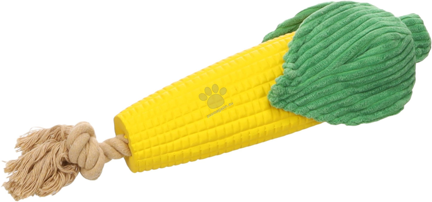 Flamingo Toy Seezo Corn with Rope - играчка за куче 33 / 9 / 9 см