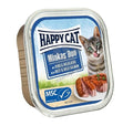 Happy Cat Duo Paté on nibbles with Beef & Wild salmon - пастет с говеждо месо и дива сьомга 100 гр.