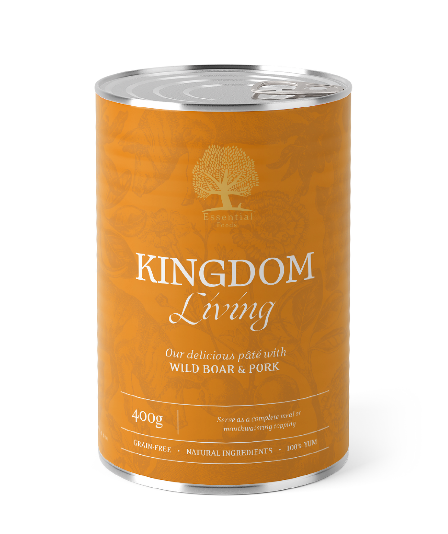 Essential Kingdom Living Pate - пастет за кучета с глиганско и свинско 400 гр.
