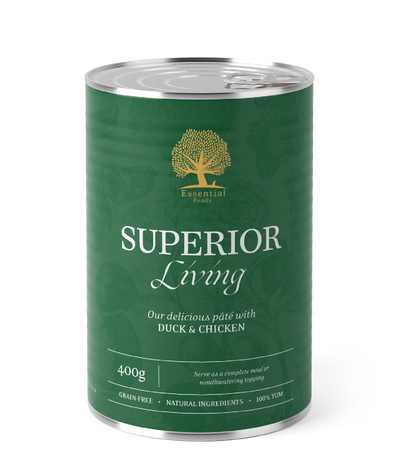 Essential Superior Living Pate - пастет за кучета с патешко и пилешко 400 гр.