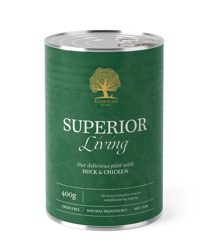 Essential Superior Living Pate - пастет за кучета с патешко и пилешко 400 гр.