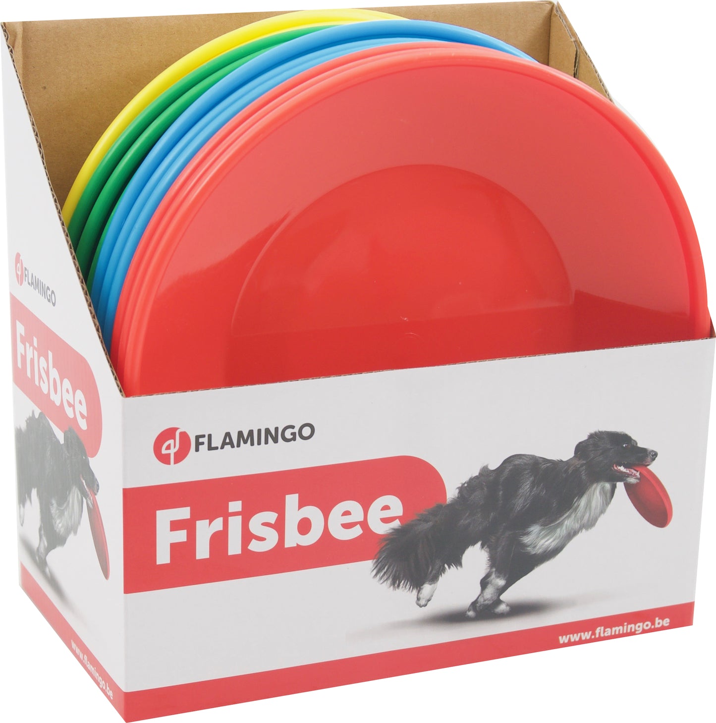 Flamingo Plastic Frisbee - пластмасово фризби за куче Ø 22,5 см. /жълт, зелен, син, оранжев/