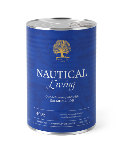 Essential Nautical Living Pate - пастет за кучета със сьомга и треска 400 гр.