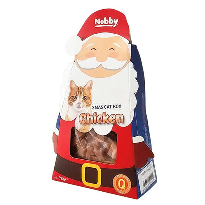 Nobby StarSnack XMAS Box Cat - коледна кутия с лакомства за котки 98 г