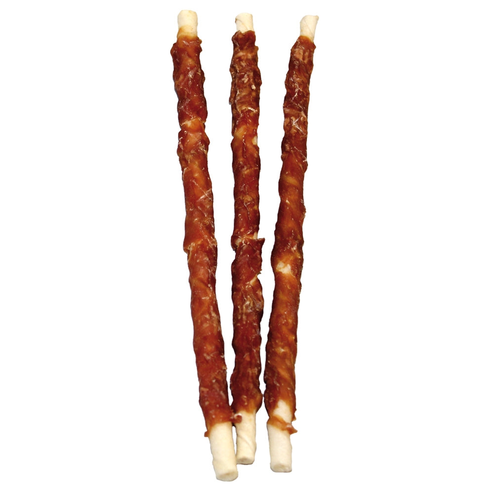 Nobby StarSnack Barbecue Wrapped Duck - солета от пресована кожа с патешко месо, кутия, 25 см, 210 бр