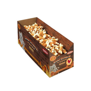 Nobby StarSnack Barbecue Mini Chicken Calcium Bone - калциево кокалче с пилешко месо, кутия, 7см, 350 бр
