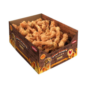 Nobby StarSnack Barbecue Chicken Bone - кокалче от пресована кожа с пилешко филе ,кутия, 12,5 см, 120 бр