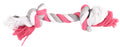 Flamingo Jim Cord with 2 Knots Fuchsia - играчка за куче, розова