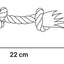 Flamingo Jim Cord with 2 Knots Fuchsia - играчка за куче, розова